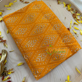 Maroon Georgette Saree -VS860